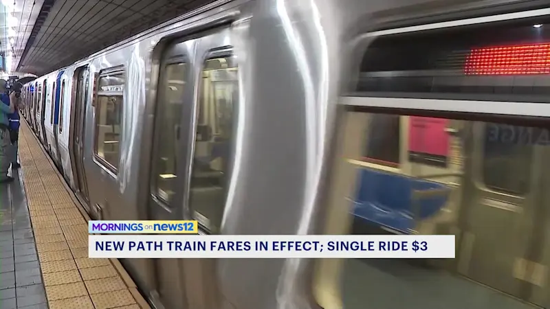 Story image: PATH commuters face a $0.25 fare hike 