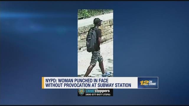 Police Woman Punched In Face At Brooklyn Train Station 7191
