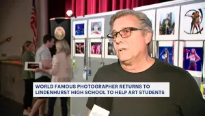 Photographer fresh off Taylor Swift's 'Eras Tour' returns home to Long Island to give lesson to art students