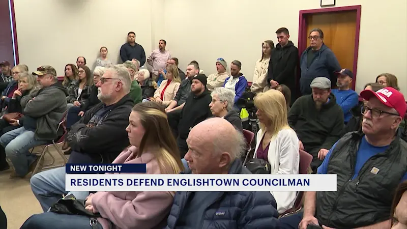 Story image: Englishtown Borough Council holds first of what is expected to be many town hall meetings