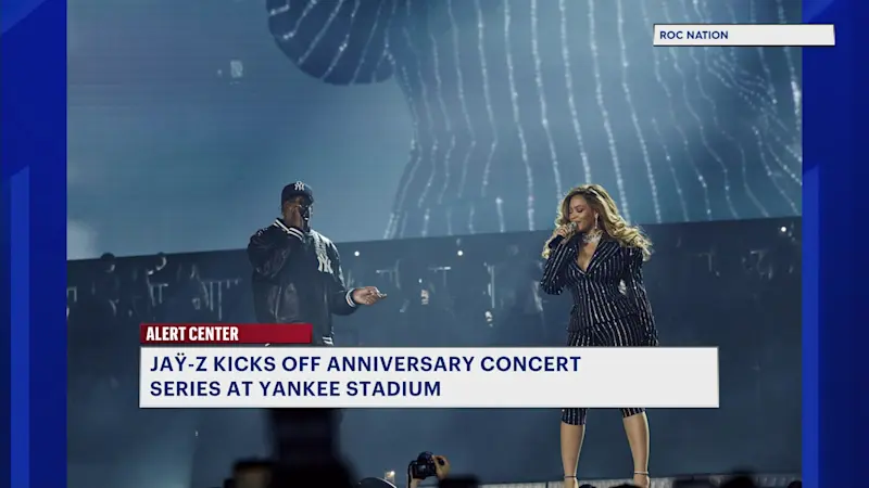 Story image: Recap as Jay-Z kicks off three-night Yankee Stadium residency with star-studded celebration of 'Reasonable Doubt'