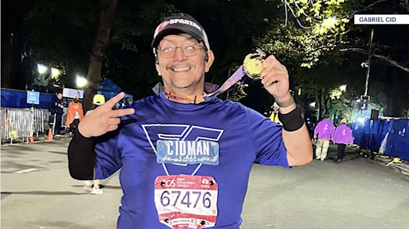 Story image: Greenwich COVID survivor completes NYC Marathon in honor of doctors and nurses who saved him
