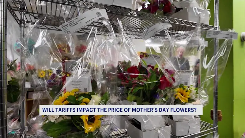 Story image: Could tariffs impact the price of Mother's Day flowers?