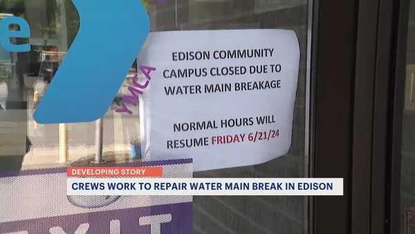 Boil water advisory issued for parts of Edison following water main break