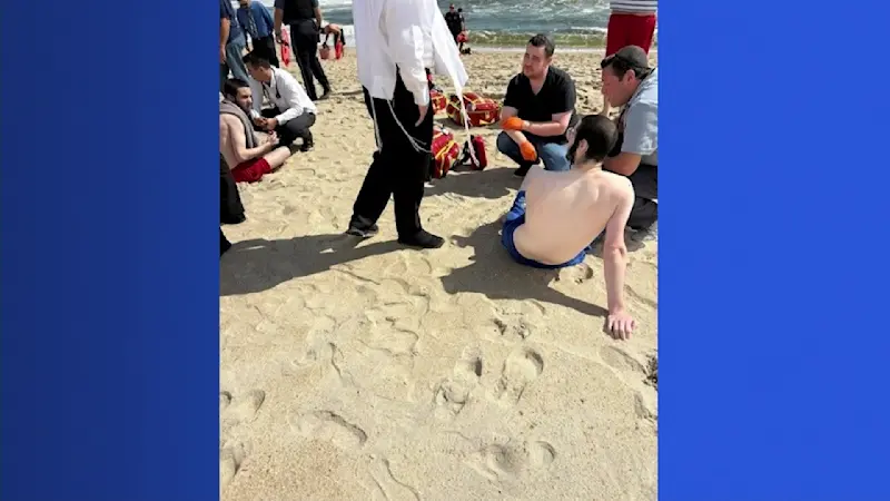 Story image: Long Branch man out for morning jog jumps into action to save teen in Jersey Shore waters