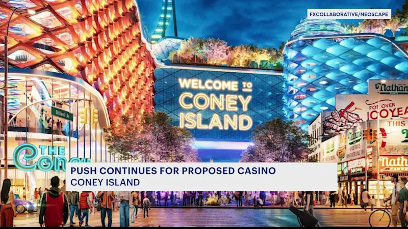 Story image: Community divided as Coney Island casino proposal faces first committee hearing