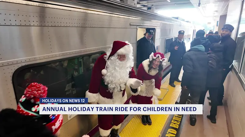 Story image: Santa Claus is coming to town - by way of NJ Transit! 