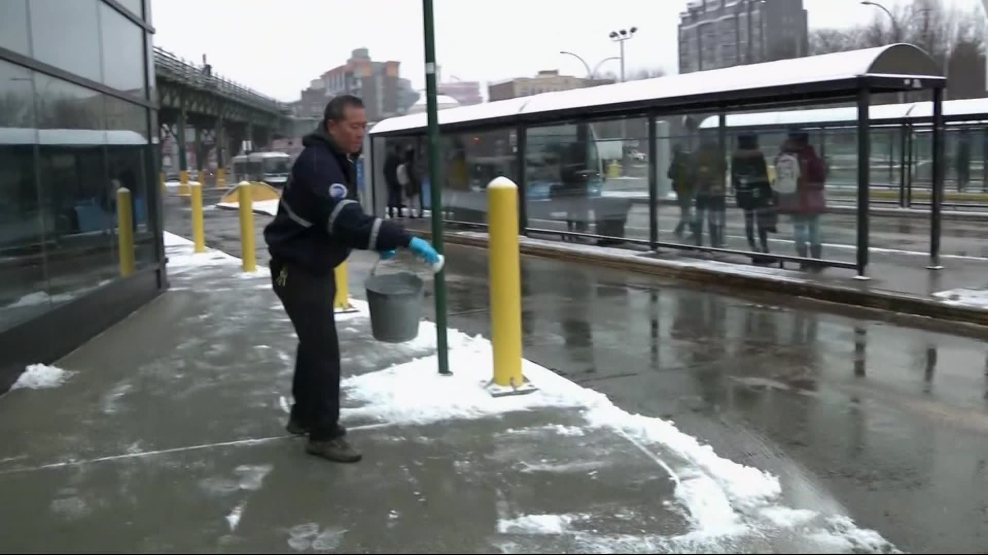 MTA开始为冬季做准备