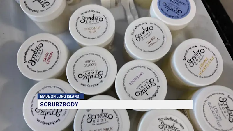 Story image: Made on Long Island: ScrubzBody Skin Care Products in Farmingdale