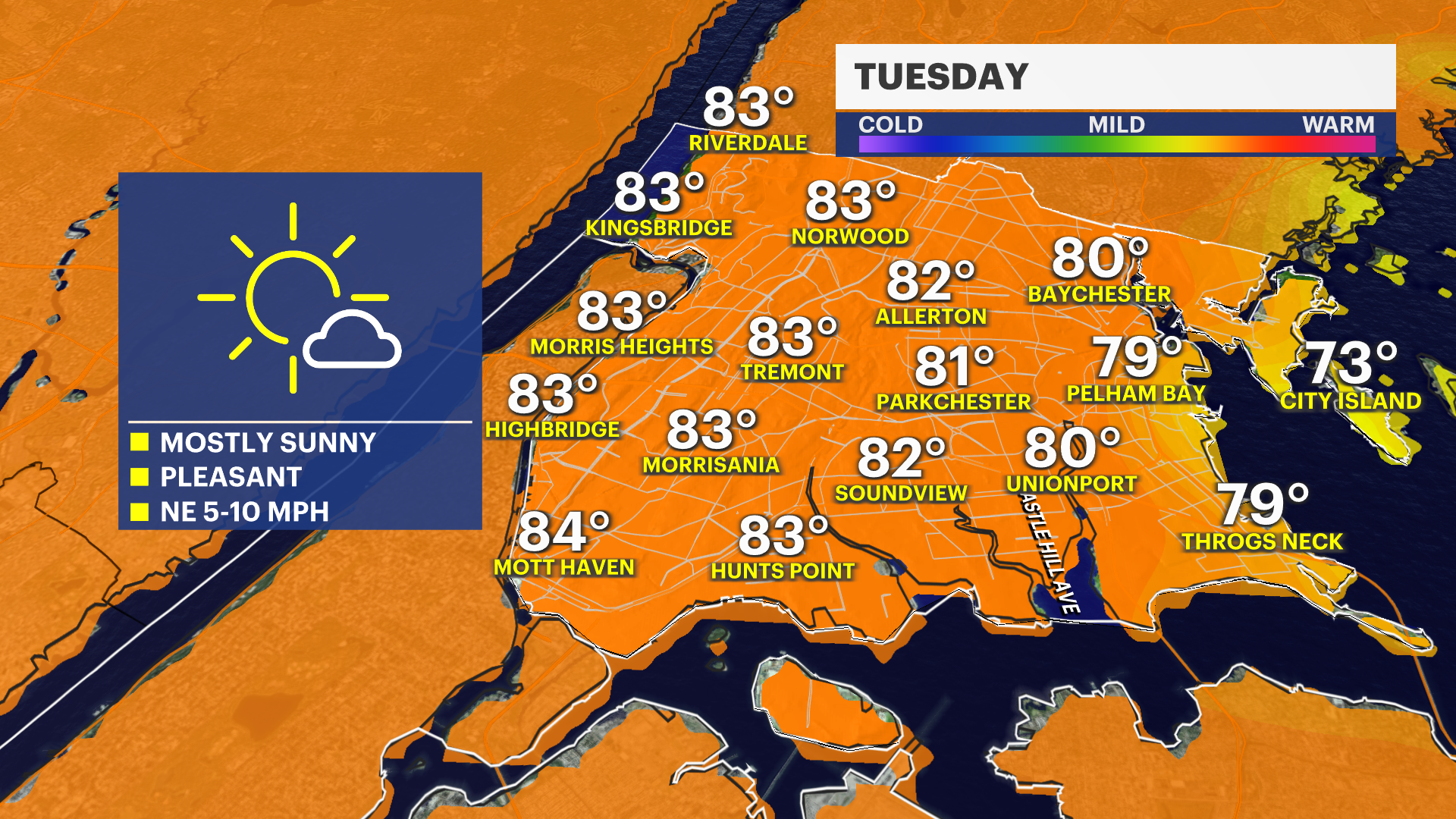 Sunny And Warm Weather To Start July In The Bronx; Tracking Possible ...