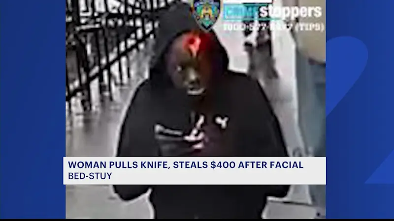 Story image: Police searching for woman accused of robbing Bed-Stuy beauty salon after facial