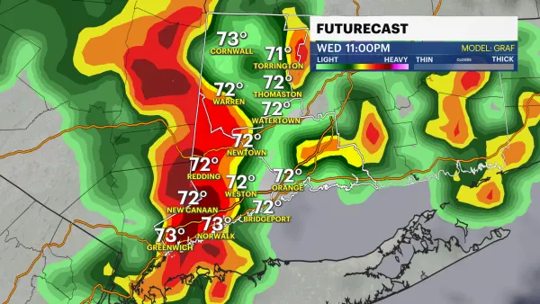 Hot and humid today, thunderstorms tonight