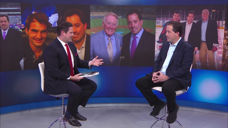 Story image: Interview: Kenny Albert, sports broadcaster and Closter resident, looks back on 30-year career in new book  