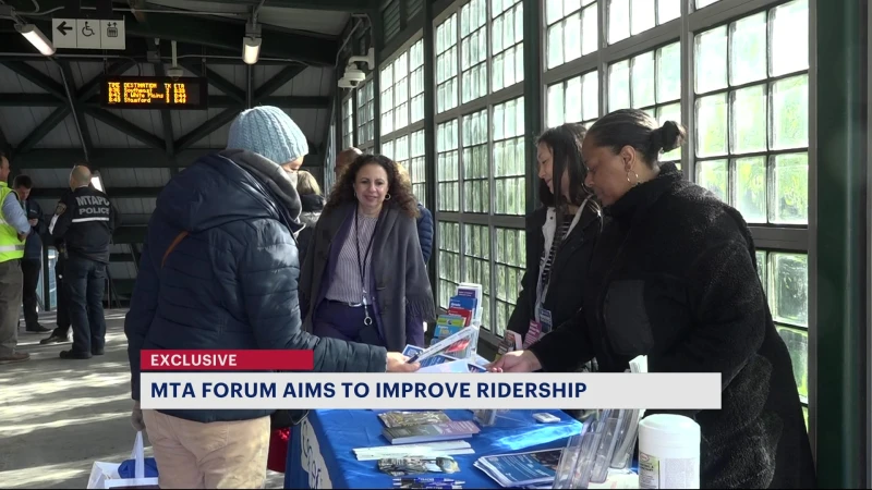 Story image: MTA meets with riders in Fordham to hear their concerns with current transit system