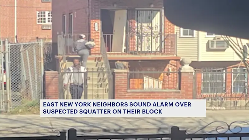 Story image: 'We know he's a squatter.' East New York neighbors sound alarm over suspicious home takeover