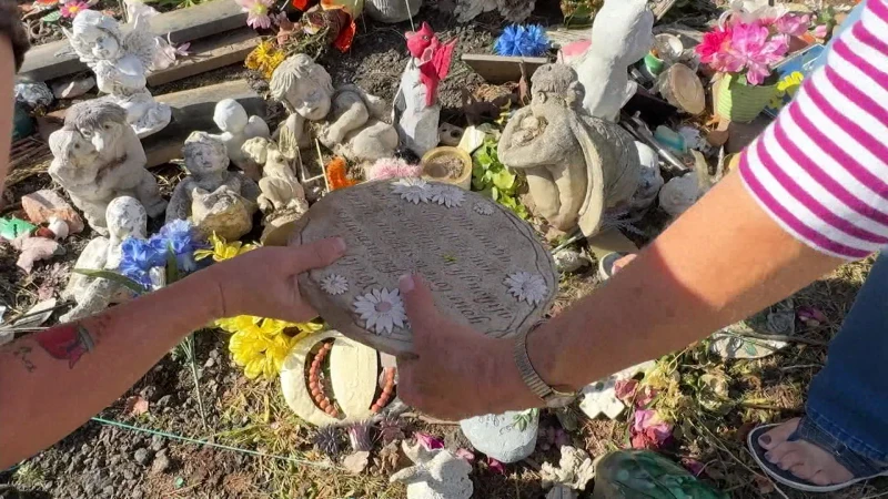 Story image: Milford cemetery removes items from gravestones that honored loved ones