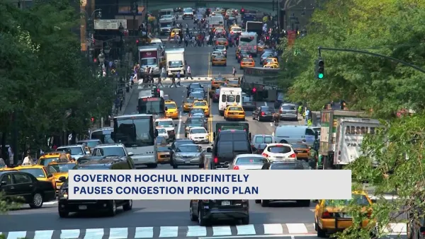 Gov. Hochul reverses course, indefinitely pauses congestion pricing plan
