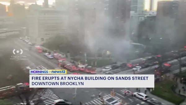 12 people recovering after fire fills NYCHA building with smoke in Downtown Brooklyn