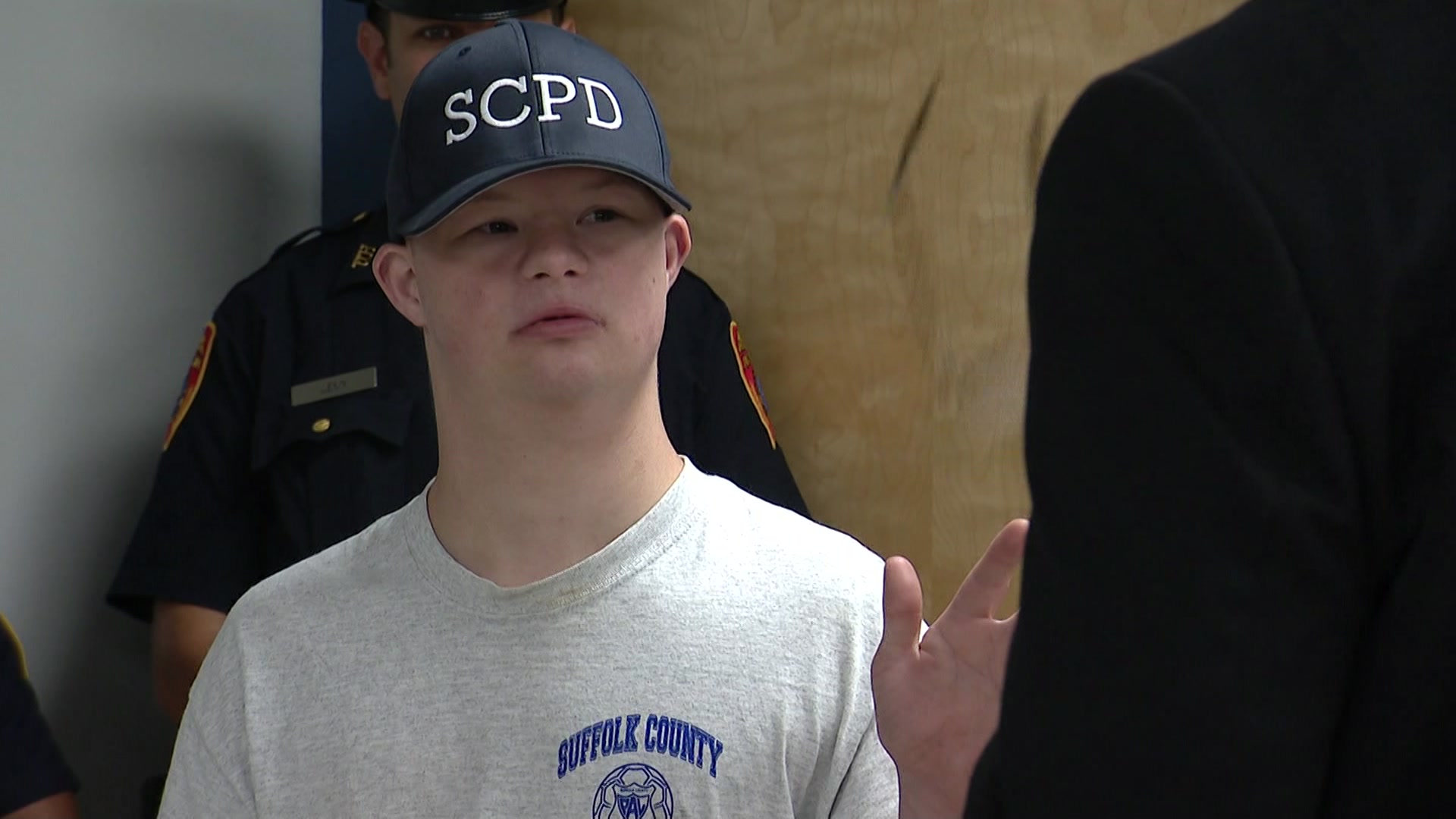 Copiague teen gets to be Suffolk police officer for a day