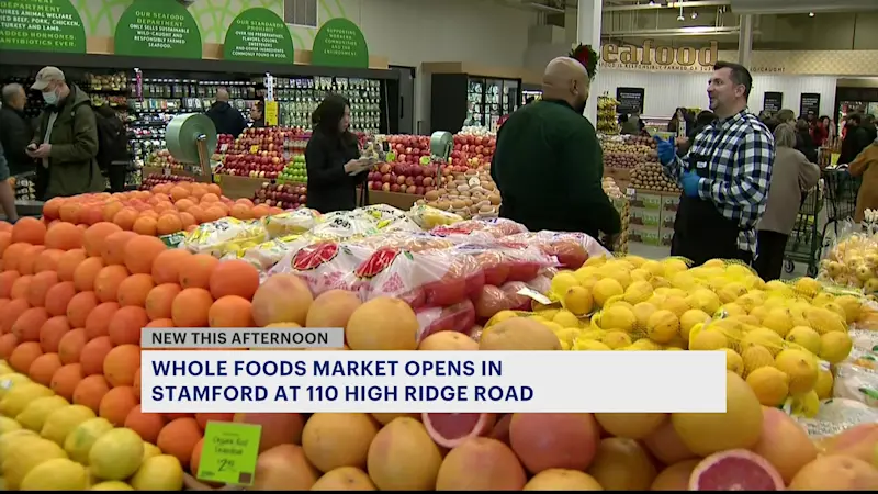 Story image: New Whole Foods Market opens in Stamford