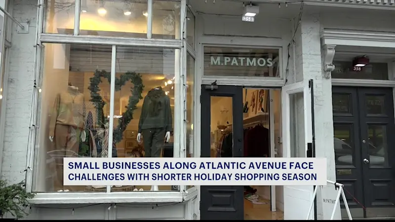 Story image: Shorter holiday shopping season challenges small businesses in Brooklyn