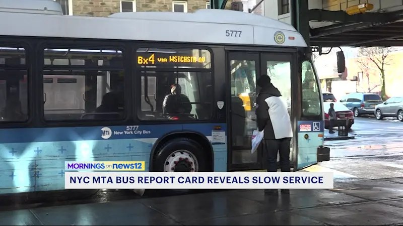 Story image: NYC MTA bus report card reveals slow service in The Bronx
