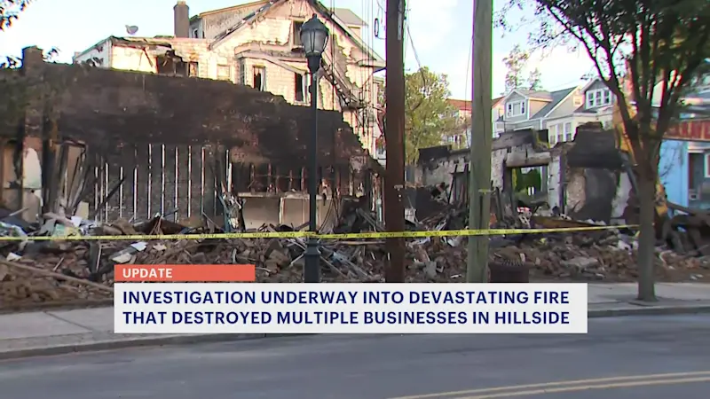 Story image: Community devastated by Tuesday’s fire in Hillside business district 