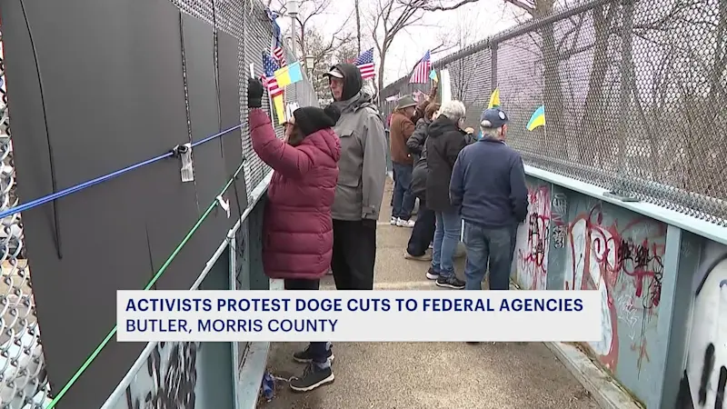 Story image: Butler rally protests DOGE-led efforts to cut jobs Department of Veterans Affairs