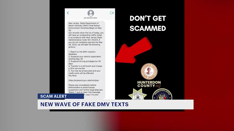 Story image: Hunterdon County Sheriff’s Office warns public about uptick in scam text messages