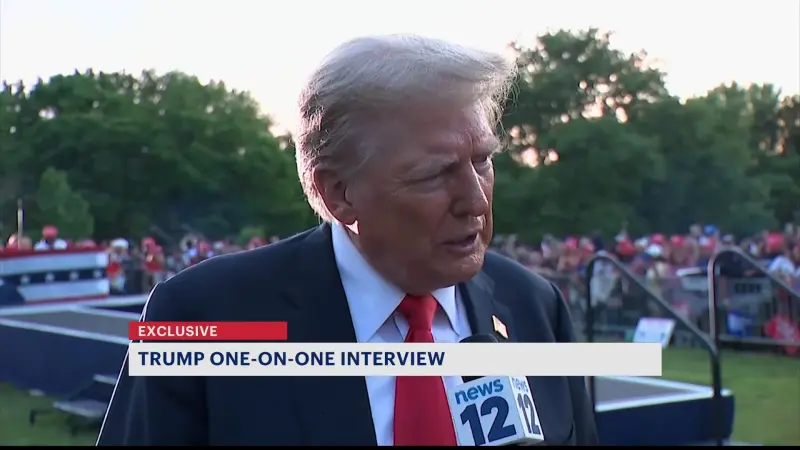 Story image: Trump floats possible VP picks in News 12 interview