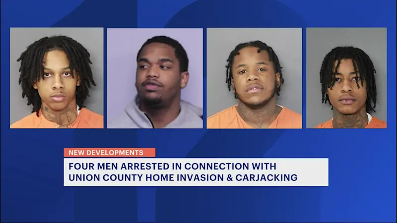 Story image: Police: 4 men charged in connection robbery of elderly Union Township couple