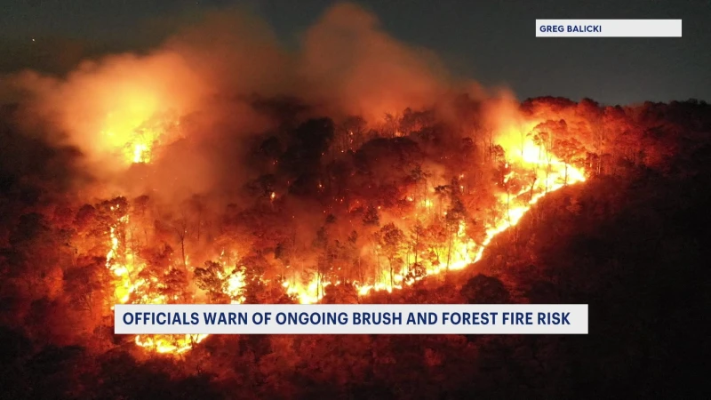 Story image: Officials warn of ongoing brush and forest fire risk