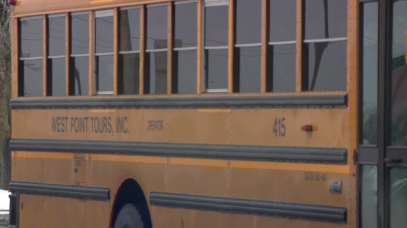 Story image: 'Disorderly adult' kicks out window on school bus in Newburgh