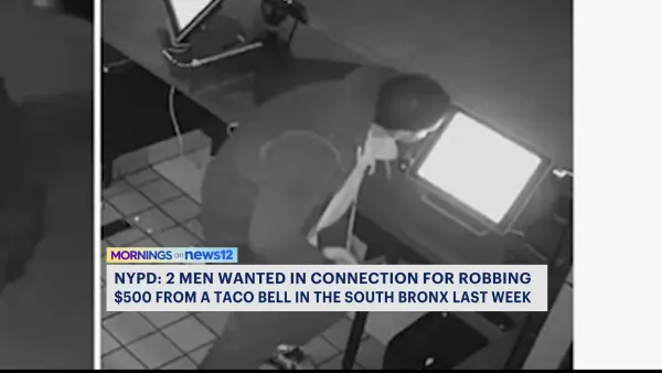 NYPD: 2 men wanted breaking into Taco Bell in South Bronx, stealing $500