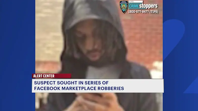 Story image: Suspect sought in series of Facebook Marketplace robberies across NYC, including two in the Bronx