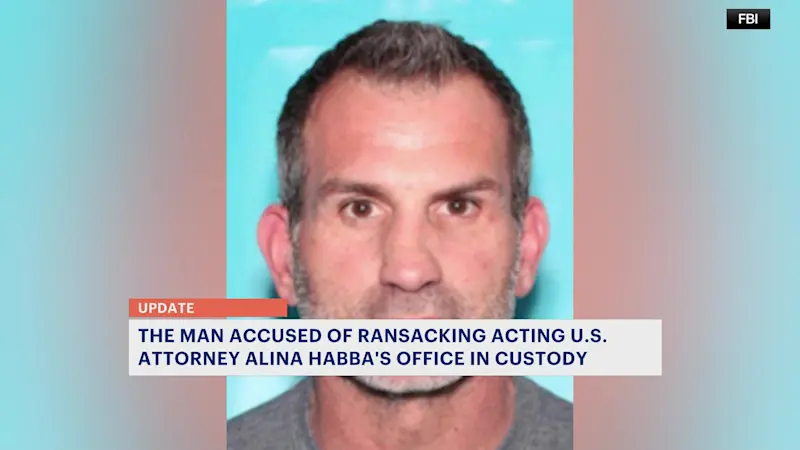 Story image: Suspect who damaged US Attorney Habba's Newark office captured 