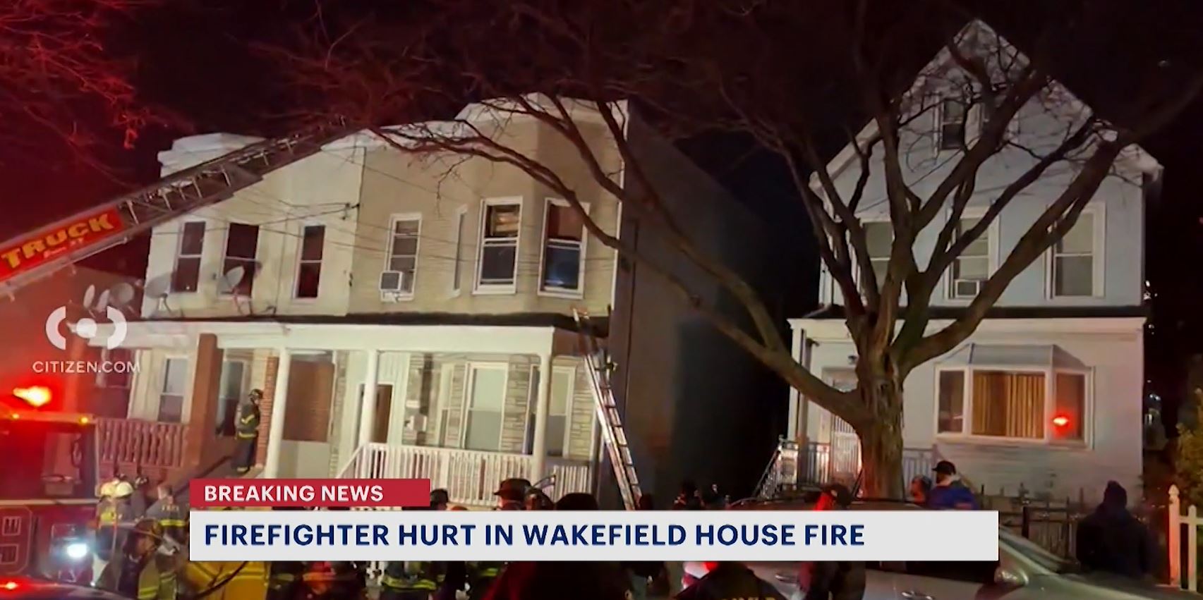 FDNY: Wakefield house erupts in flames; 1 firefighter injured