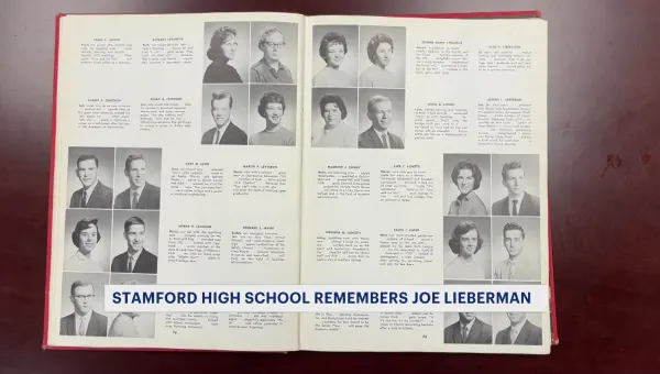 Stamford High School remembers Joe Lieberman  