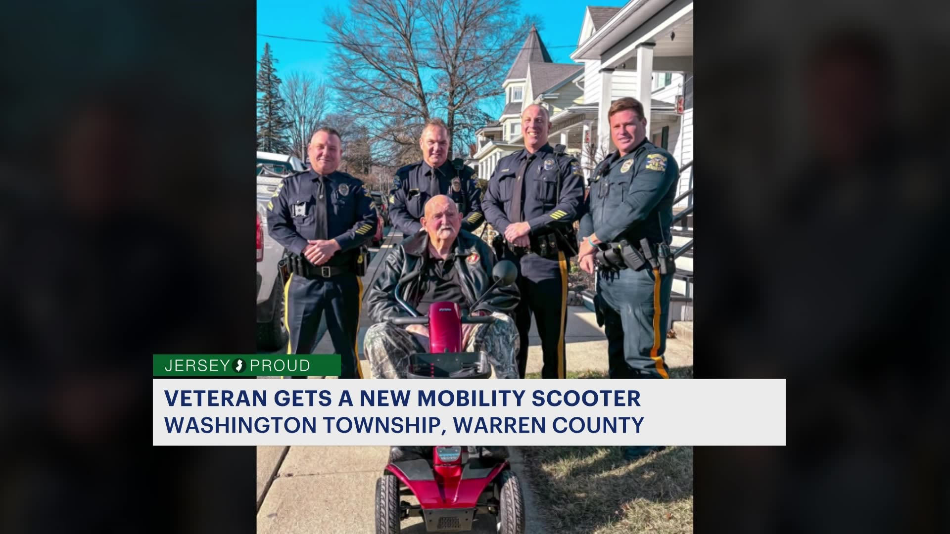 Jersey Proud Veteran, police officer help disabled veteran get new