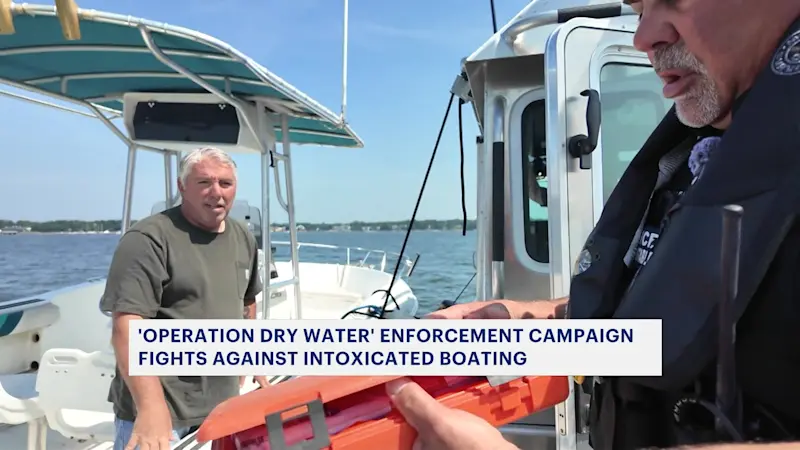 Story image: News 12 rides along with Mamaroneck police on patrol for intoxicated boaters