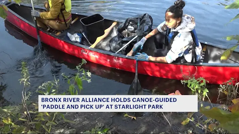 Story image: Bronx River Alliance hosts ‘Paddle and Pick Up’ in Starlight Park