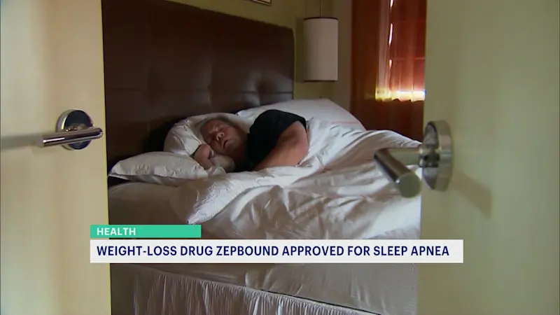 Story image: Weight loss drug Zepbound approved to treat sleep apnea