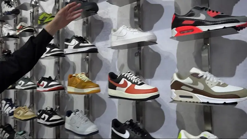 Story image: Fordham shopping district considered a sneaker heaven for sneaker collectors  