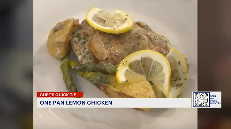 Story image: Chef's Quick Tips: One pan lemon chicken 