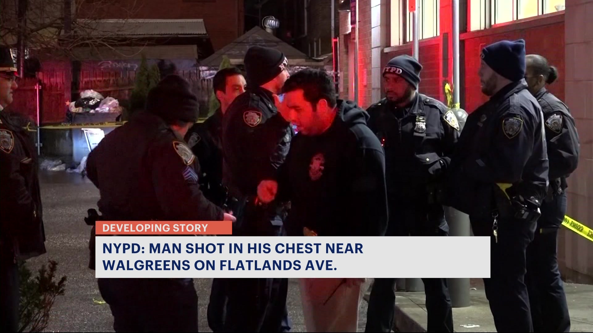 NYPD: Man Shot In The Chest Near Flatlands Walgreens