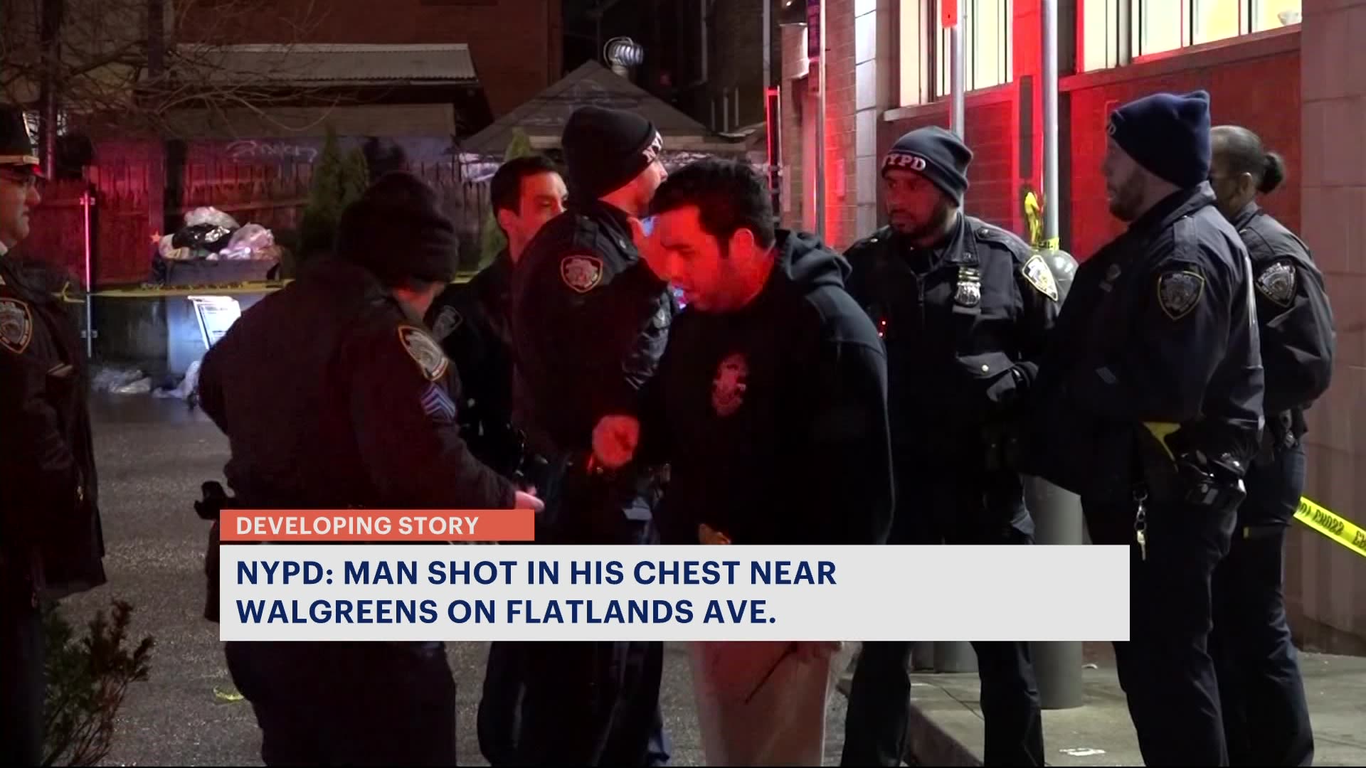 NYPD Man shot in the chest near Flatlands Walgreens