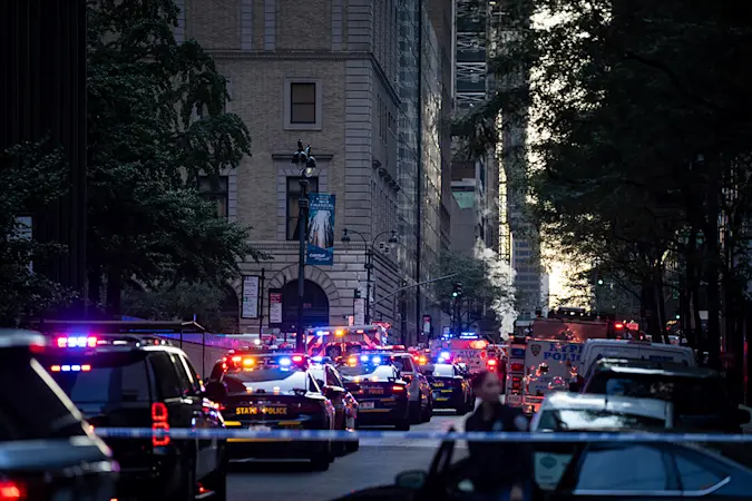Story image: At least 5 people, including a police officer, killed in a Manhattan office building shooting