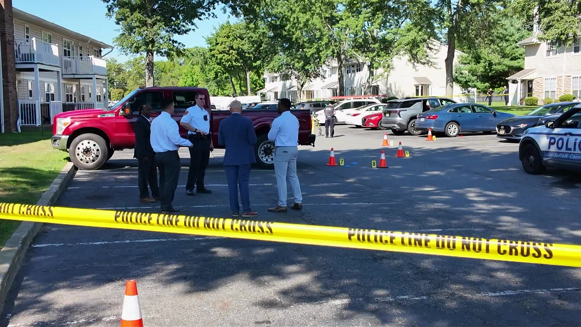 Police presence in Central Islip
