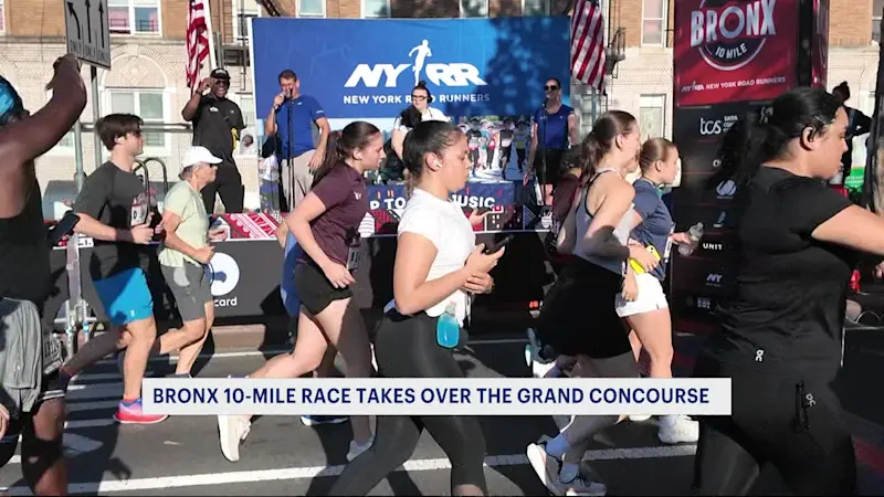 Story image: Runners flock to The Bronx for annual New York Road Runners 10-mile race