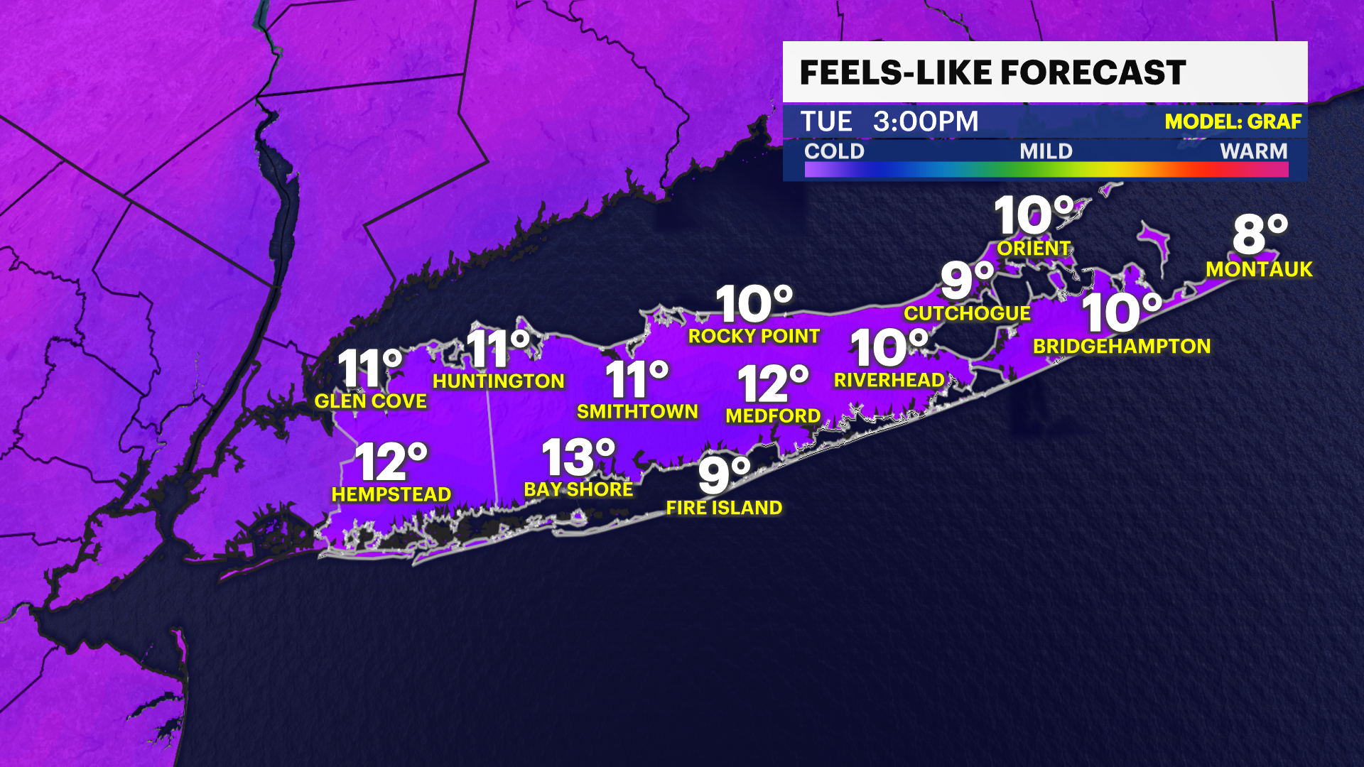 BITTER BLAST: Very cold weather continues with highs near 22
